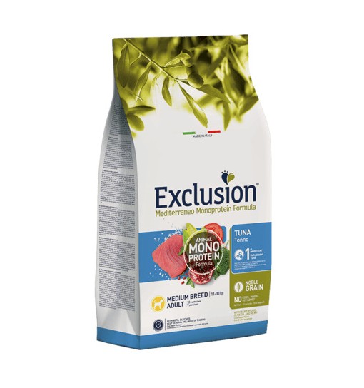 Exclusion monoproteico al Tonno medium large 3 kg mediterraneo