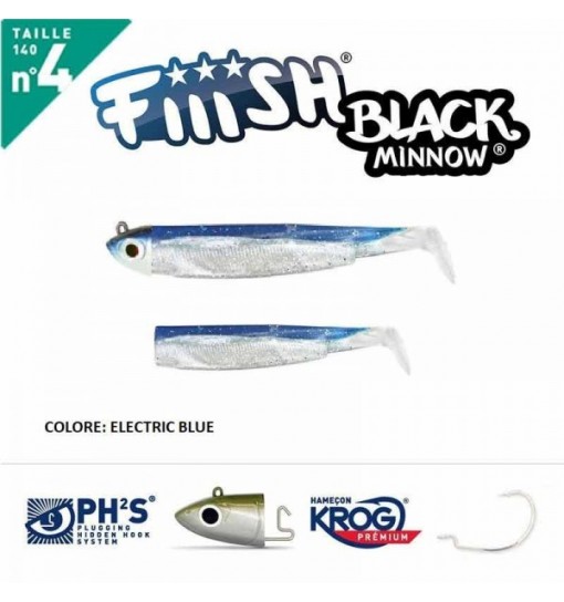 Black minnow 140 n 4 colore Eletric Blue 40 gr