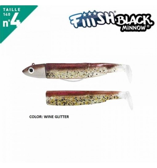 Black minnow 140 n 4 colore Wine Glitter 40 gr