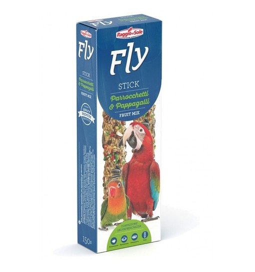 Stick per Pappagalli e parrocchetti misto frutta 150 gr 2 pz