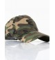 Cappello in cotone con velcro camouflage taglia unica