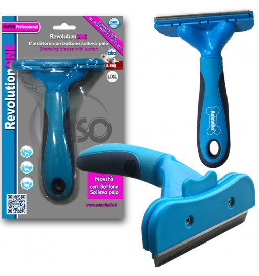 Cardatore revolution con bottone solleva pelo mis S/M