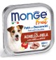 Umido patè Monge Fruit con Agnello e mela 100 gr