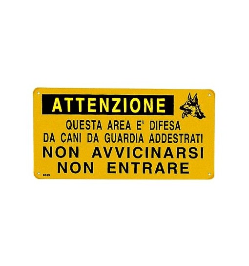 Cartello attenti al cane camon b511/a