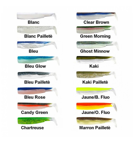 Black minnow 90 n 2 3 pz corpo Kaki minnow BM 010 - FIIISH