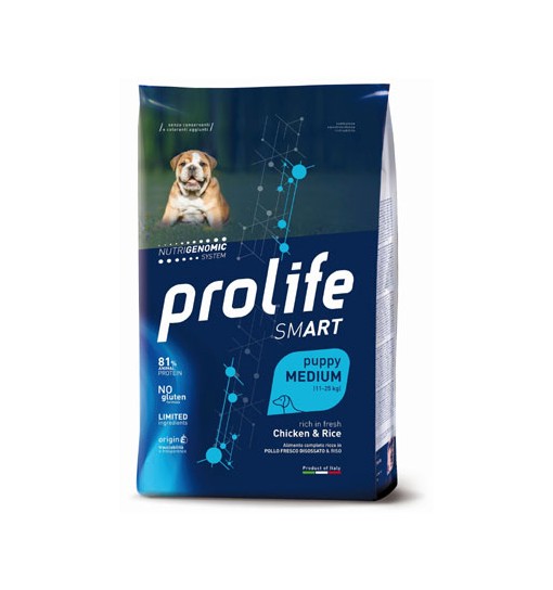 Prolife Puppy medium Pollo e riso 10 kg Smart