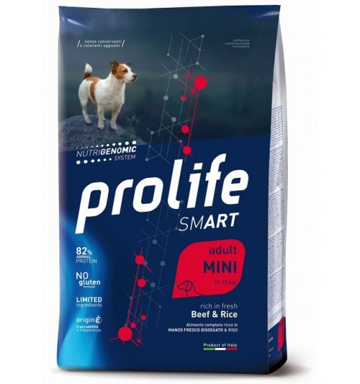 Prolife Smart Adult mini Manzo e riso 7 kg