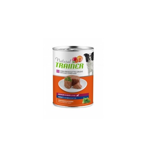 Trainer Umido trainer con Prosciutto crudo adult medium/maxi 400 gr