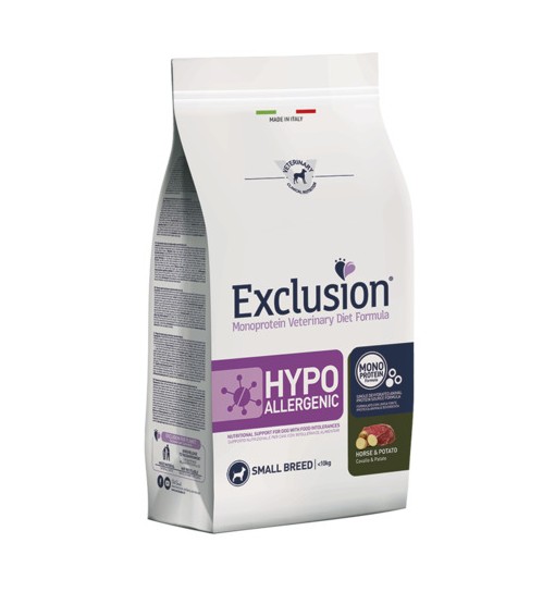 Hypoallergenic Exclusion Cavallo e patate Medium large 2 kg