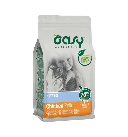 Oasy mangime per gatti Kitten pollo 1,5 kg
