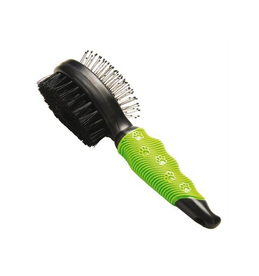 Spazzola doppia small punte pvc manico antiscivolo farm company