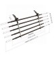 Divisorio per Auto in metallo regolabile camon Walky Barrier CW 100