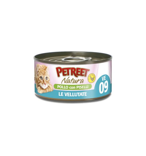 Petreet Natura le Vellutate Pollo con piselli 70 gr Ve 09