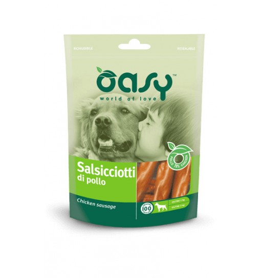 Oasy snack salsicciotti di pollo 100 gr