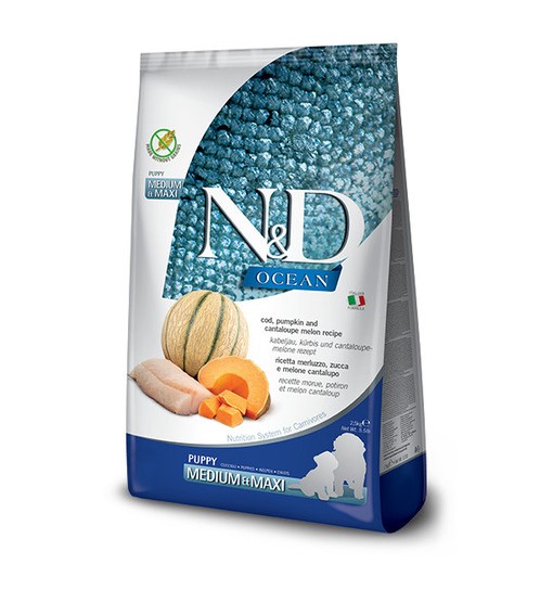 N&D Farmina Pumpkin ocean puppy medium maxi 12 kg