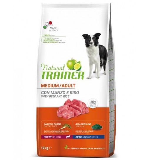 Natural Trainer manzo medium 12 kg