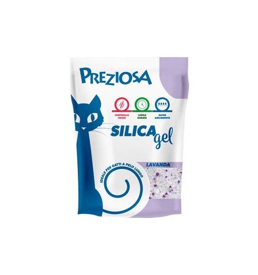 Silicio Preziosa Silca gel profumata lavanda 6,5 kg