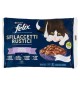 Felix Sfilaccetti Rustici Selezioni Miste (Manzo, Pollo, Salmone, Tonno) 4 x 80 g