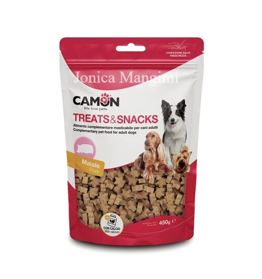 Snack Box semiumido Stelline con Maiale e calcio 450 gr misura s