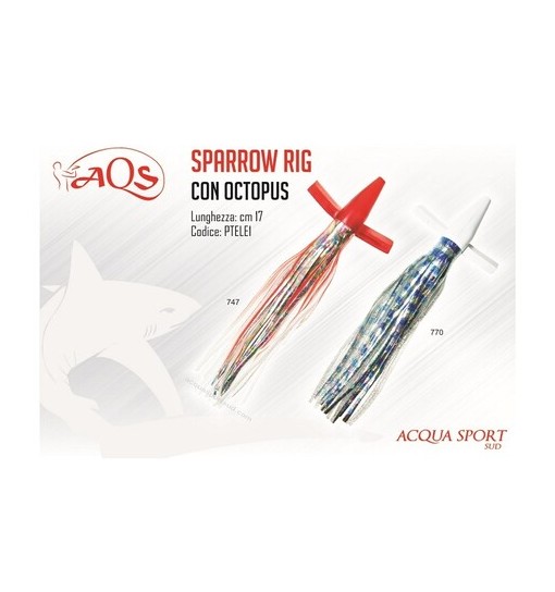 Aereoplanino Sparrow rig con octopus mis 7 colore 770 AQS