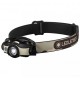 Lampada Frontale ledlenser MH4 Black/Sand ricaricabileCavo USB/magnete, Li-Ion14500