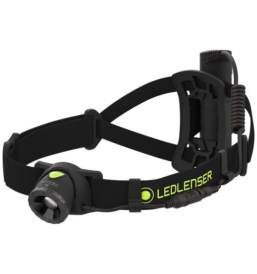 Lampada Frontale ledlenser NEO10R nera Ricaricabile