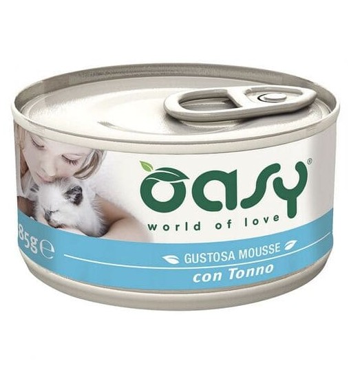 Oasy world of love gustosa mousse con tonno 85 gr