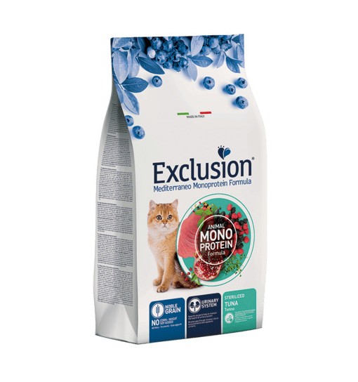Exclusion monoproteico al tonno 300 g mediterraneo