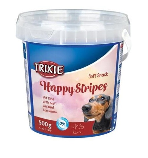 Trixie Bote Soft Snack Happy Stripes, Manzo 500 GR