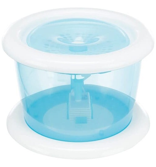 TRIXIE Distributore Automatico di Acqua per Cani Bubble Stream Blu/Bianco 3 L Fontana