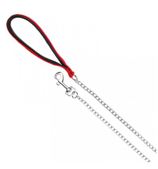 TRIXIE- Guinzaglio Catena per Cani Taglia Grande Media, colore rosso