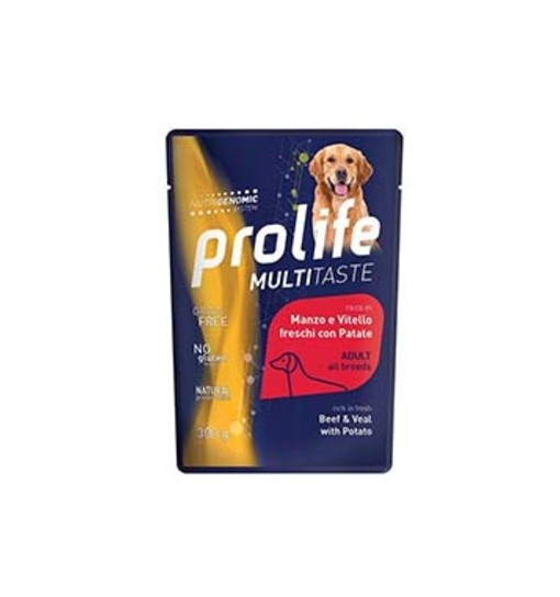  Prolife Multitaste Grain Free Cani Adulti Salmone, Aringa e Patate