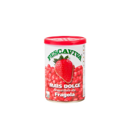 Mais pescaviva aromizzato alla fragola per 340 gr
