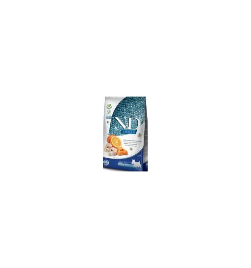 N&D Ocean Merluzzo zucca e arancia Adult mini 800 gr