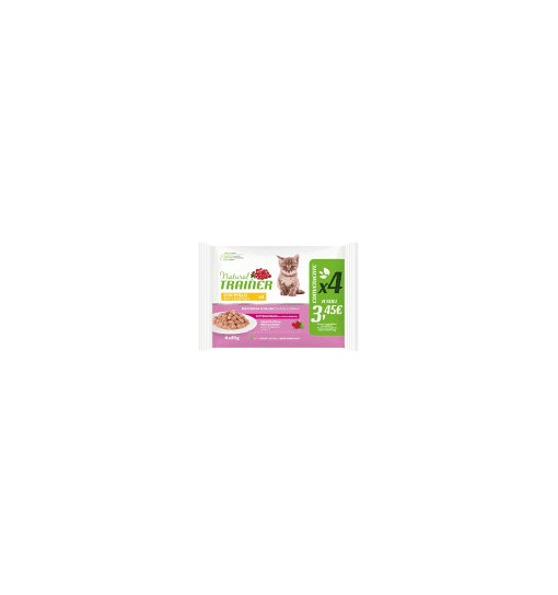 Natural Trainerl Cat 4x 85g kitten con pollo