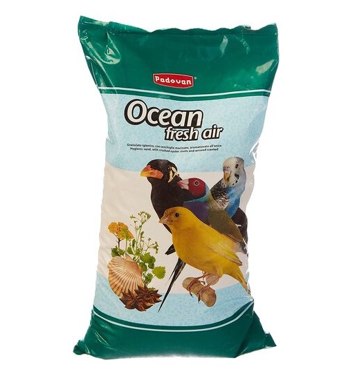 Padovan - Sabbia oceanica per Uccelli all'anice -depolverizzata e sterilizzata - 5 kg
