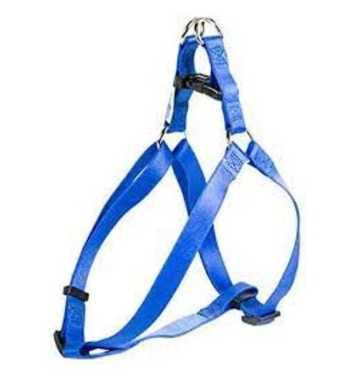 Pettorina sgancio comfort nylon blu 15 mm x 35 – 50 cm