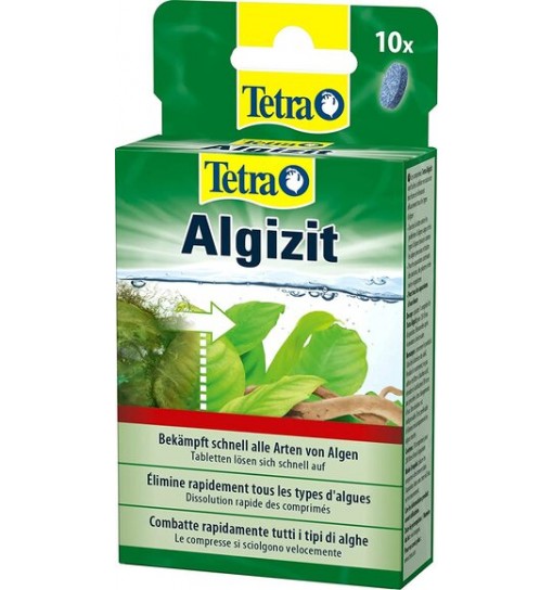 Tetra Algizit, Combatte rapidamente tutti i tipi di alghe - 10 compresse