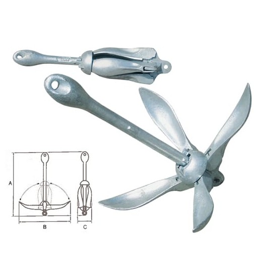 Ancora Ombrello zincata kg 2,5