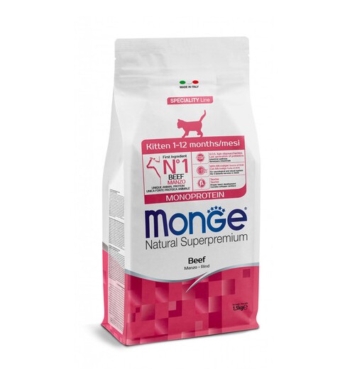 Kitten Monge monoproteico manzo 400 gr