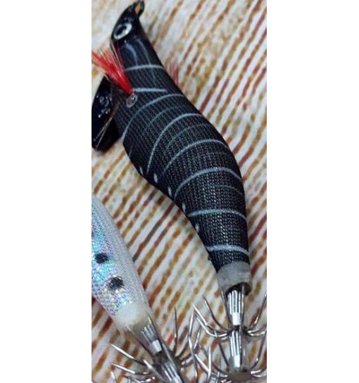 Totanara Lead Squid jig mis 3 gr 25 colore Black Fishing Ferrari