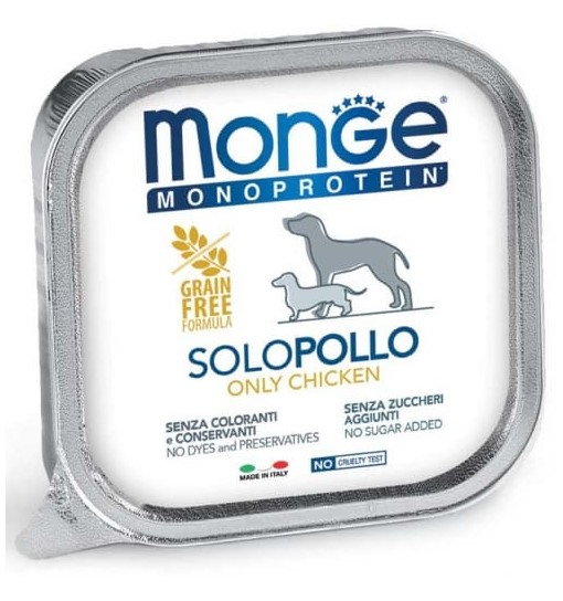 Monge Dog Solo Pollo 150 gr