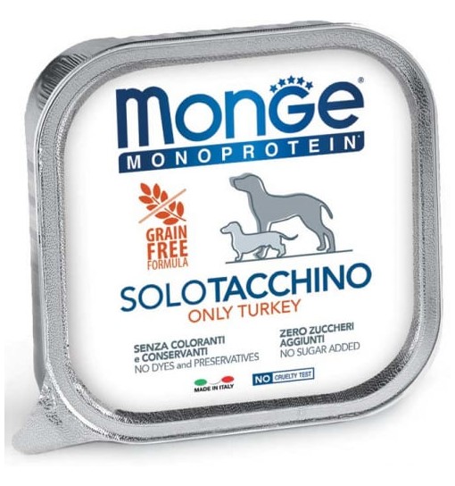 Monge Dog Solo Tacchino 150 gr