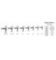 Girelle Crane a tre Mis 3x4 12 pz 100 LB chiare expert predator