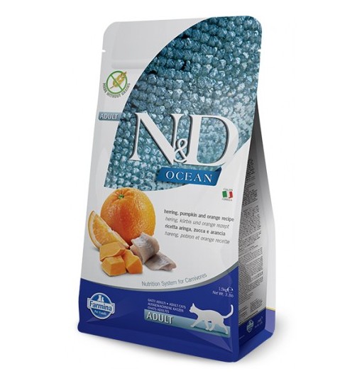 N&D Gatto Adult Pumpkin aringa zucca e arancia 1,5 kg