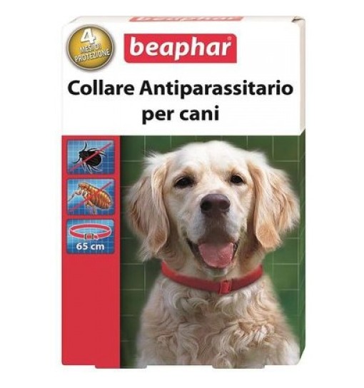 Collare Antiparassitario per cani Beaphar rosso