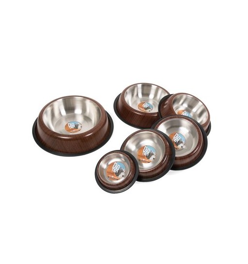 Ciotola Acciaio inox Wood cm 25 2,8 LT