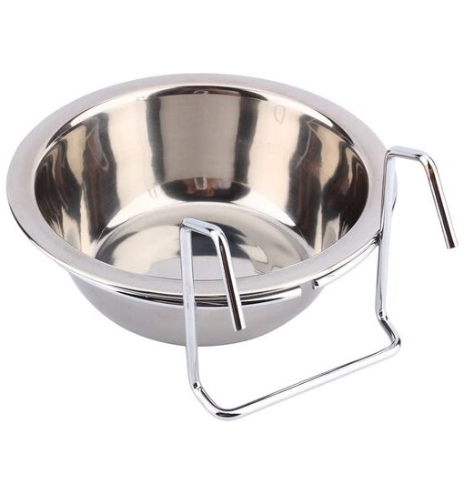 Ciotola in acciaio inox con supporto misura 21 cm