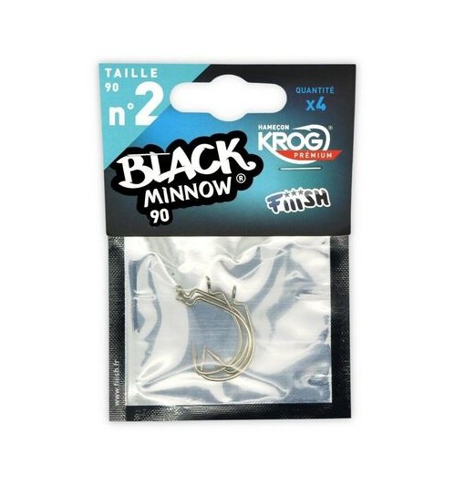 Black minnow amo di ricambio size 2 4 pz BM 147