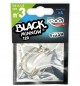 Black minnow amo di ricambio size 3 amo 2/0 4 pz